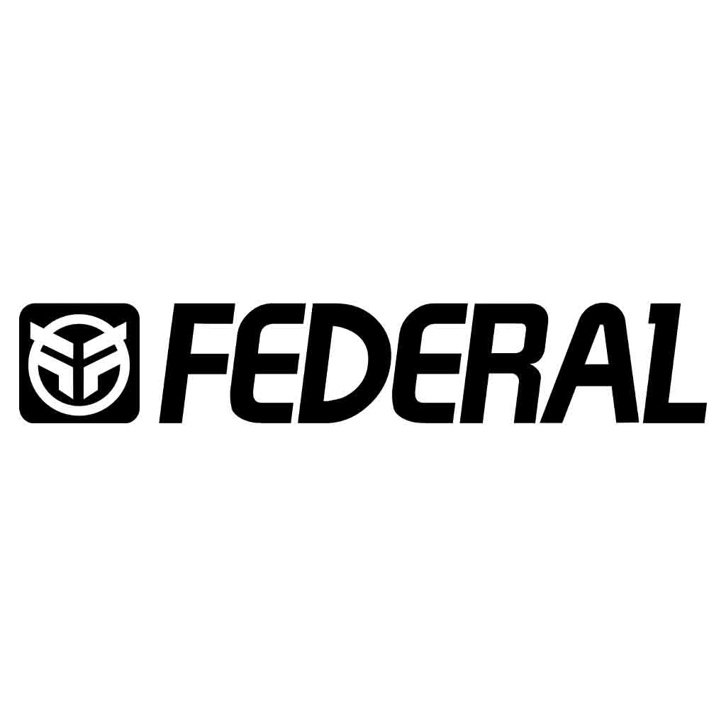 Federal BMX logo in black with white background