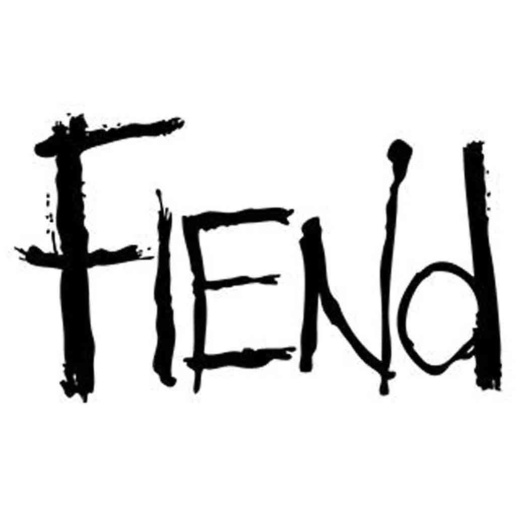 Fiend BMX logo in black with white background