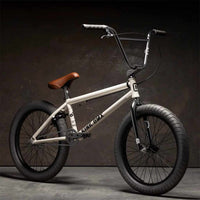 Kink Gap XL 20 inch BMX bike in Terrazzo White photographed at a 45 degree angle in an industrial warehouse