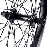 Backyard V2 Front Wheel - Black 10mm hub detail | UK BMX Shop