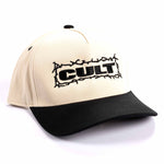 Cult BMX Bolts Cap - Cream / Black