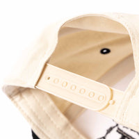 Cult Bolts Cap - Cream / Blue back | Backyard UK BMX Shop Hastings