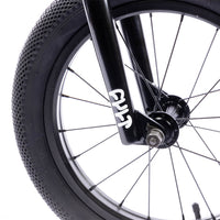 Cult 2024 Juvenile 16" BMX Bike - Black 16.5" | Backyard UK BMX Shop