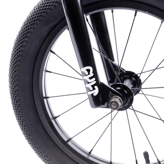 Cult 2024 Juvenile 16" BMX Bike - Black 16.5" | Backyard UK BMX Shop