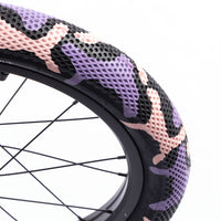 Cult 2024 Juvenile 18" BMX Bike - Black With Purple Camo Tyres 18" | Backyard UK BMX Shop
