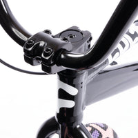 Cult 2024 Juvenile 18" BMX Bike - Black With Purple Camo Tyres 18" | Backyard UK BMX Shop