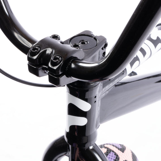 Cult 2024 Juvenile 18" BMX Bike - Black With Purple Camo Tyres 18" | Backyard UK BMX Shop