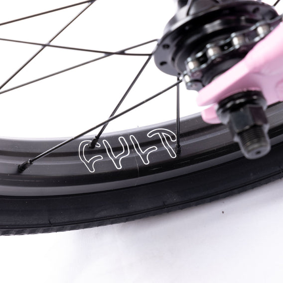 Cult 2024 Juvenile 18" BMX Bike - Pink With Black Parts 18" | Backyard UK BMX Shop