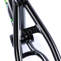 Cult Trey Frame - Black | Backyard UK BMX Shop Hastings