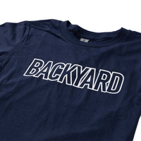 Backyard BMX Logo Kids T-Shirt - Navy Blue | BMX