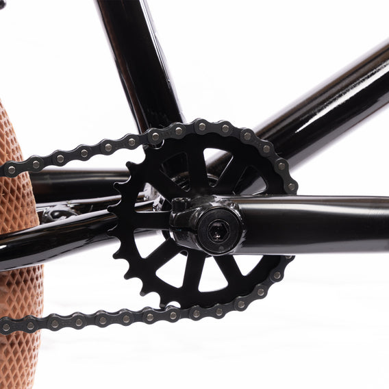 Cult 2024 Gateway BMX Bike - Black With Gum Tyres 20.5" Sprocket | Backyard UK BMX Shop Hastings