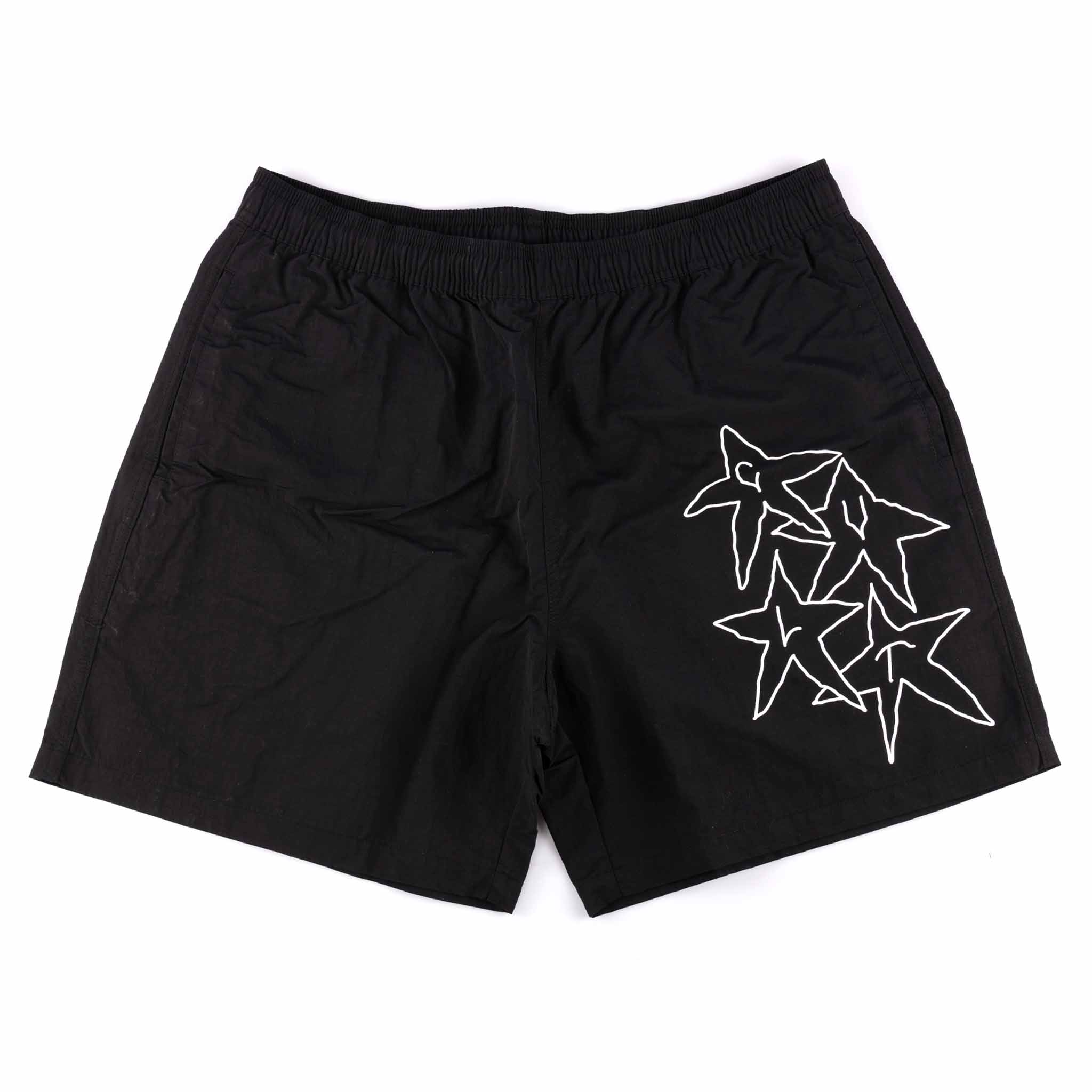 Cult Starred Swim Shorts - Black