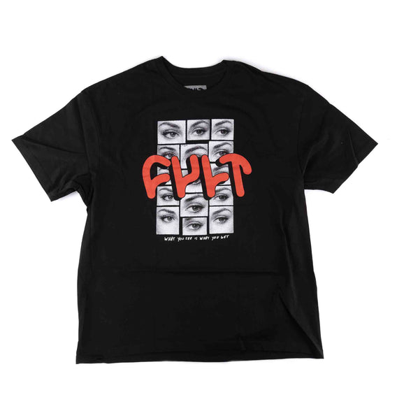 Cult What You See T-Shirt - Black