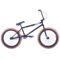 Cult 2024 Gateway BMX Bike - Black With Gum Tyres 20.5" Side View| Backyard Hastings UK BMX Shop