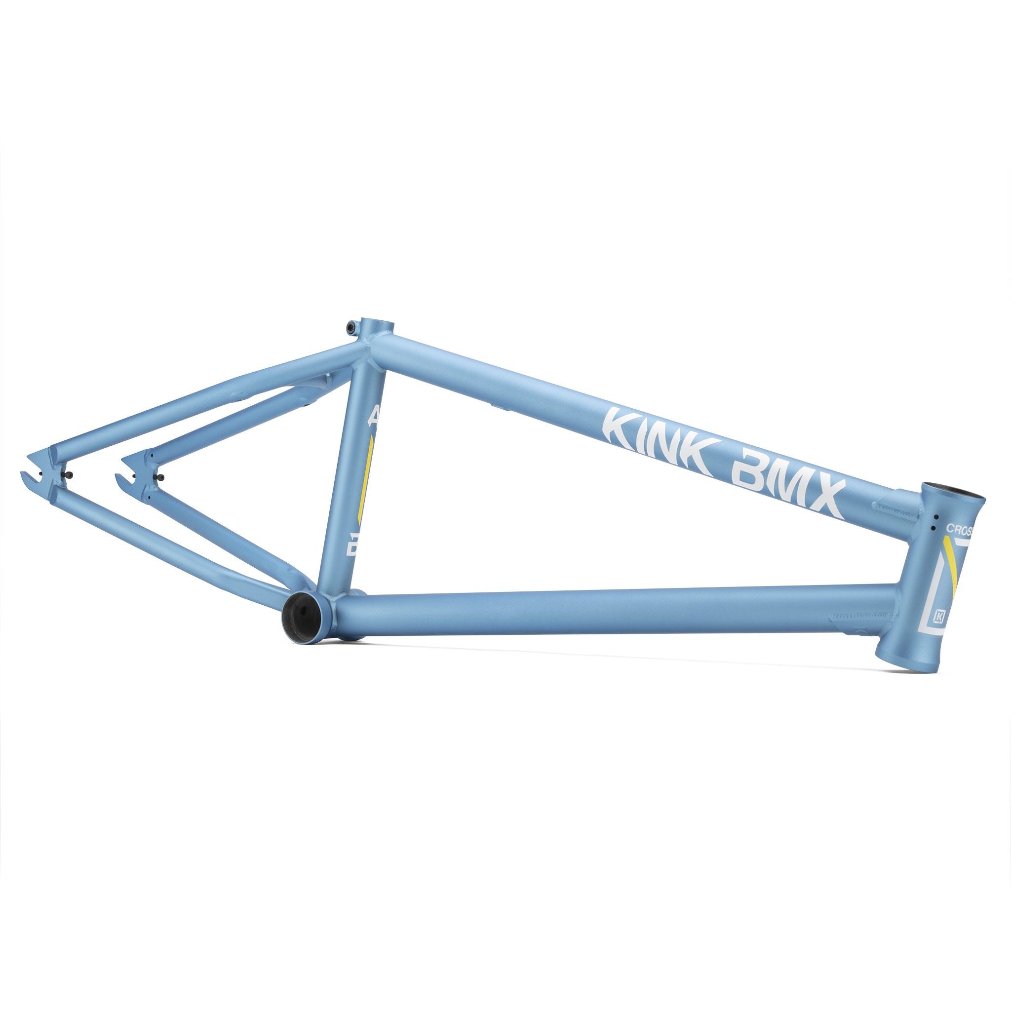 Kink Crosscut Frame - Matt Steel Blue | Backyard UK BMX Shop Hastings