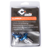 ODI Aluminium Bar Ends - Blue