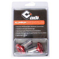ODI Aluminium Bar Ends - Red