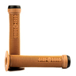 ODI x Stay Strong Lionheart Grips - Gum 143mm