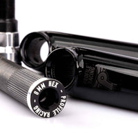 Profile Column Cranks - Black axle detail