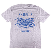Profile Two Headed Gator T-Shirt - Grey back