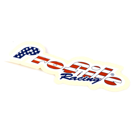 Profile Racing Large Logo Sticker - Stars And Stripes