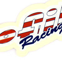 Profile Racing Large Logo Sticker - Stars And Stripes detail