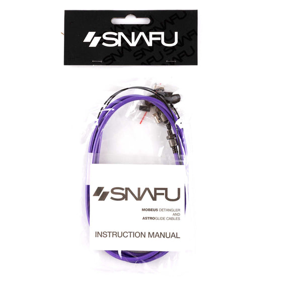 Snafu Astroglide Dual Lower Gyro Cable - Purple