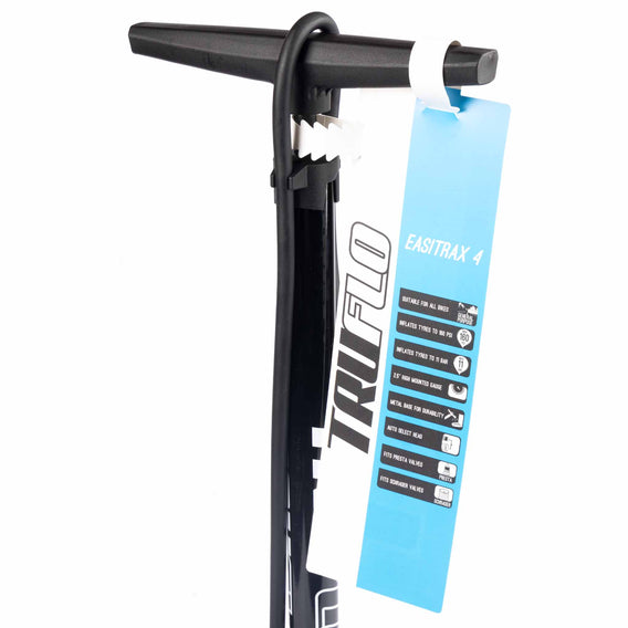 Truflo Easitrax 4 Floor Pump - Black