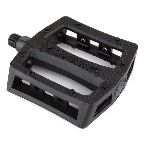 Shadow Ravager plastic pedals Black 9/16"