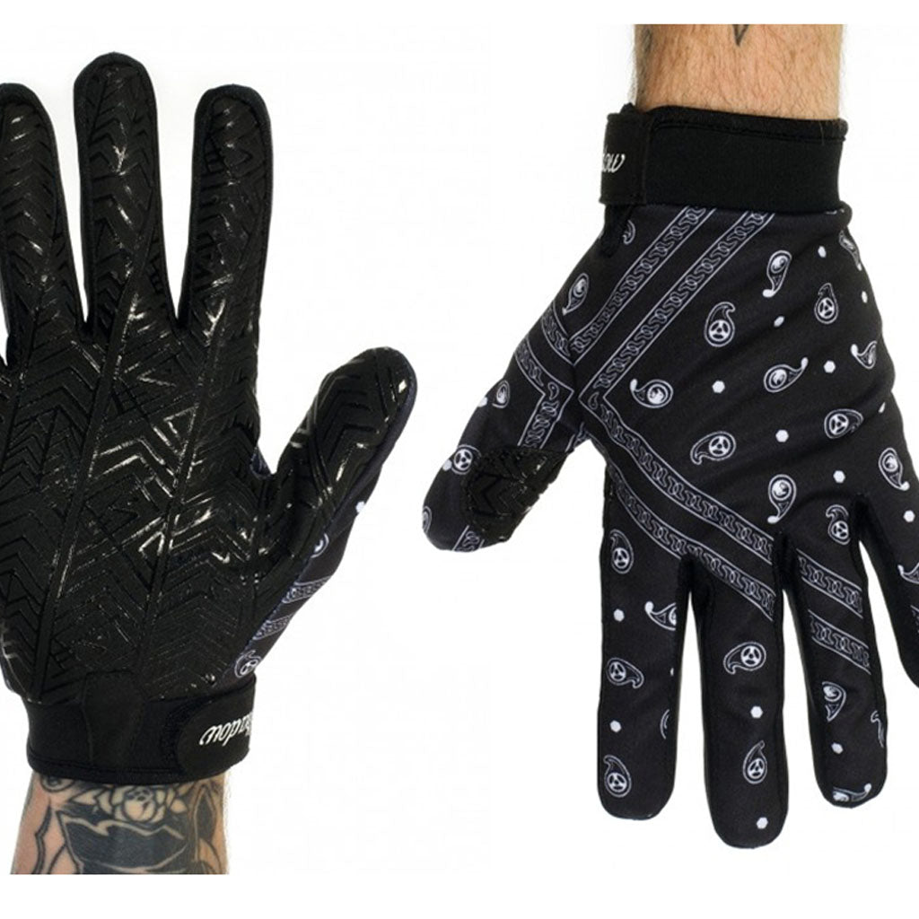 The Shadow Conspiracy bmx Paisley Gloves Black