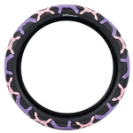 Cult Vans Tyre 16" - Purple Camo With Black Sidewall 2.30"