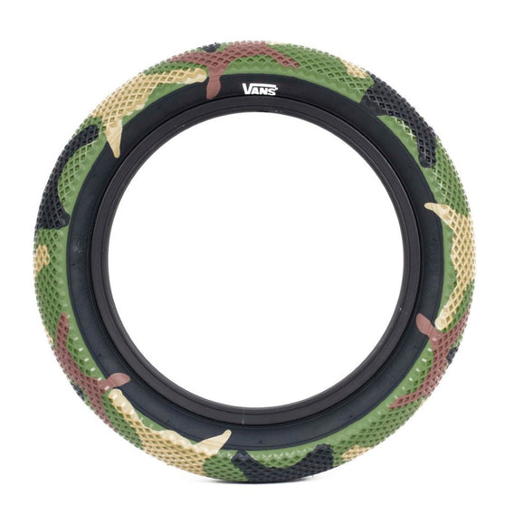 Cult Vans Tyre 12" - Camo With Black Sidewall 2.20"