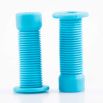 ODI Longneck Grips Schrader Valve Caps - Light Blue (Pair)