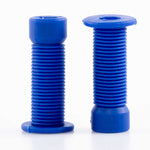 ODI Longneck Grips Schrader Valve Caps - Dark Blue (Pair)