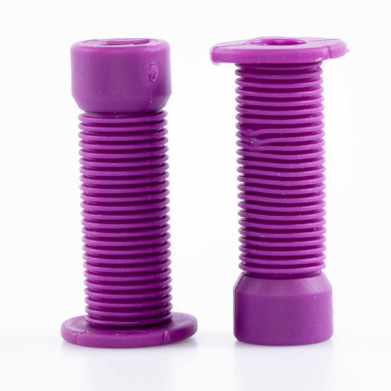 ODI Longneck Grips Schrader Valve Caps - Purple (Pair)