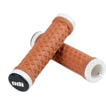 ODI x Vans Lock-On Flangeless Grips - Gum / Chequerboard 130mm