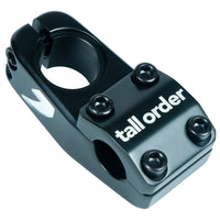 Tall Order Logo Top Load Stem - Black With Silver Logos 50mm Reach