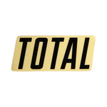 Total BMX Italic Logo Sticker - Black