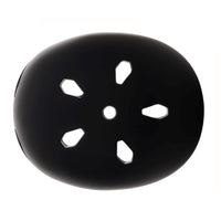 Shadow FeatherWeight BMX helmet Black top view | BMX