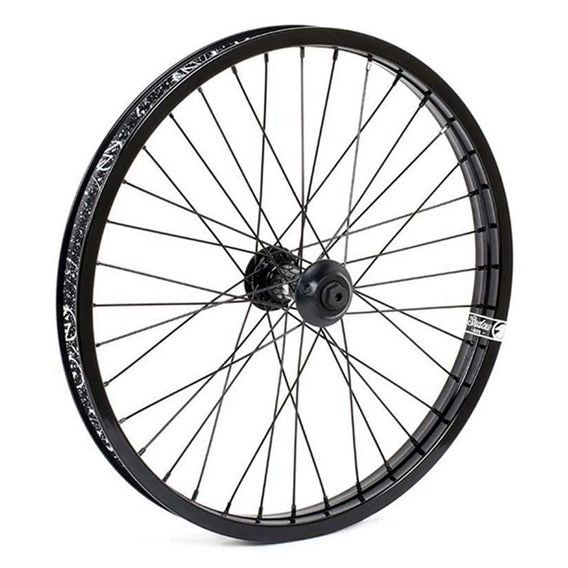 Shadow Symbol front wheel Black 10mm (3/8")
