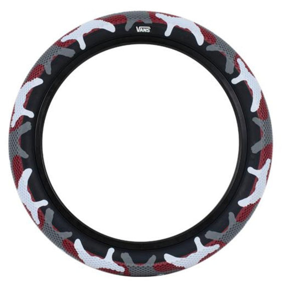 Cult Vans Tyre 26" - Red Camo With Black Sidewall 2.10"