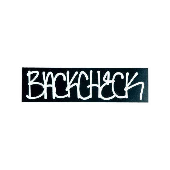 Backcheck Sticker - Black