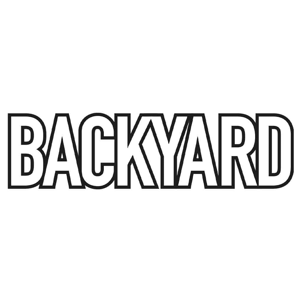 Backyard BMX logo black outline