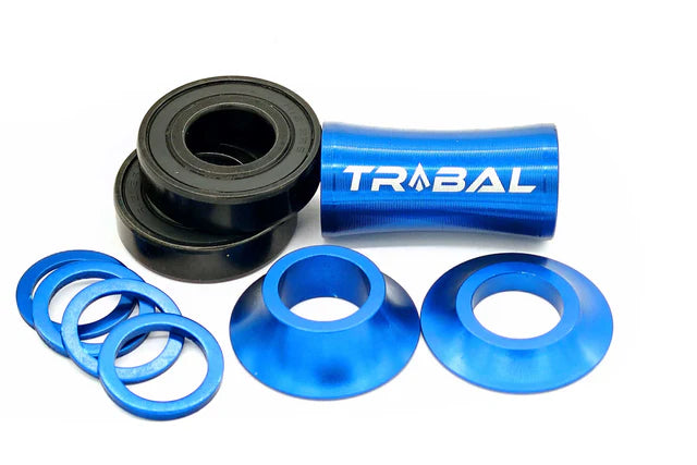 Tribal Mid Bottom Bracket - Blue 19mm