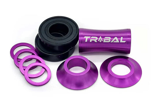 Tribal Mid Bottom Bracket - Purple 19mm