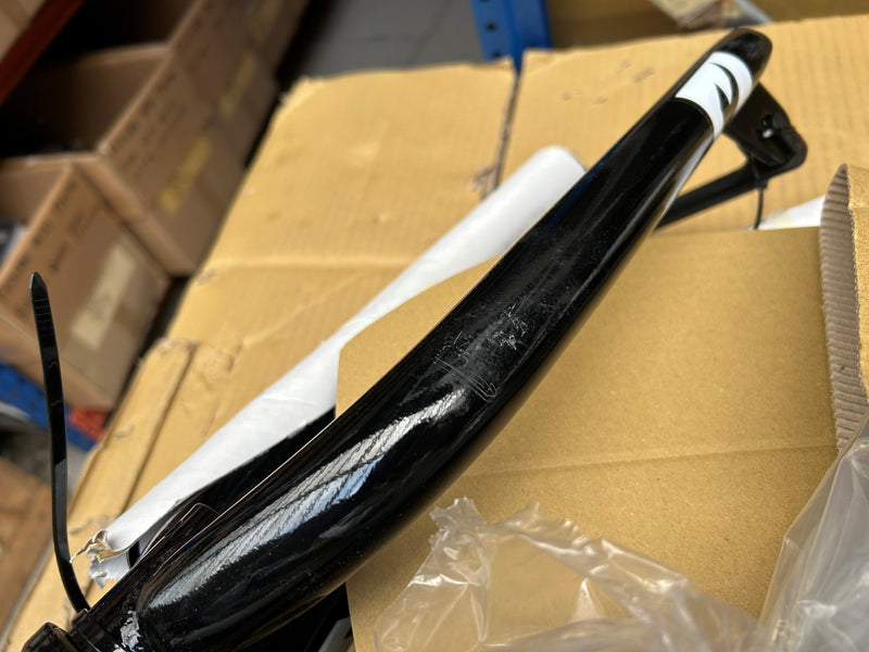 Tall Order Pro 20" BMX Bike - Gloss Black With Chrome Bars 20.85" - COSMETIC MARKS (See Description)