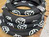 Federal Command LP Tyre - Black With White Logos 2.40" - FADED LOGOS (Factory Seconds)