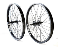 Tribal 20" Wheelset With RHD Cassette Wheel - Black