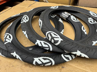 Federal Command LP Tyre - Black With White Logos 2.40" - FADED LOGOS (Factory Seconds)