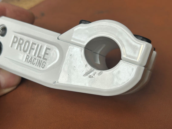 Profile Push Stem - White 53mm Reach - FACTORY SECONDS